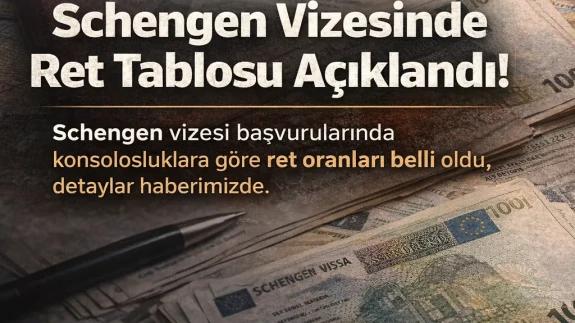 Schengen Vizesinde Ret Tablosu Açıklandı!