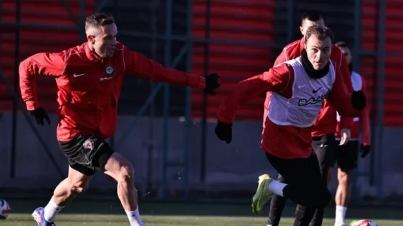 ÇORUM FK HATAYSPOR MAÇI  HAZIRLIKLARINI SÜRDÜRÜYOR