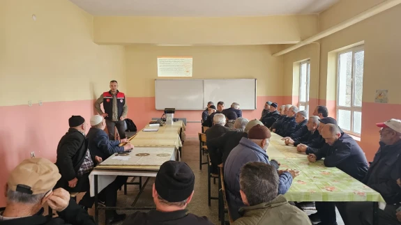 Gümüşhacıköy’de Üreticilere Eğitimi Verildi