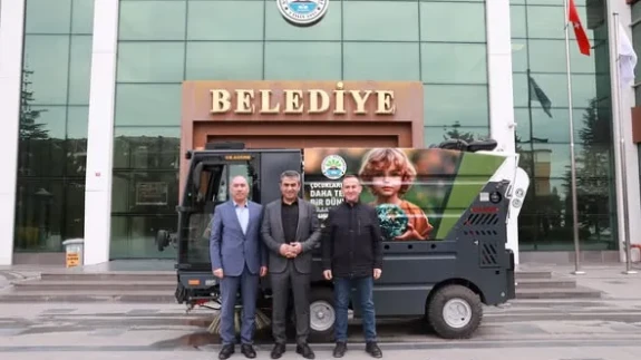 Suluova'da Dev Araç Hizmete Girdi