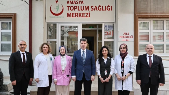 Amasya Valisi Bakan, Tıp Bayramın'da Sağlıkçılarla