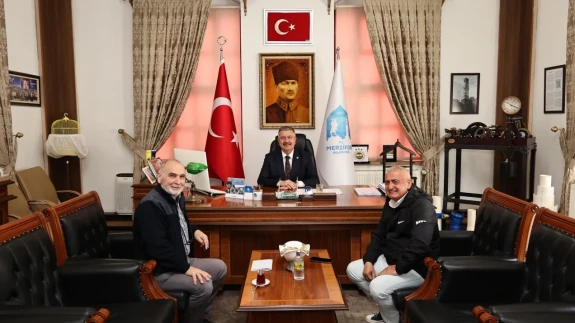 Başkan Kargı Misafirlerini Ağırladı