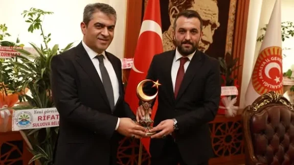 Başkan Uzun'dan Başkan Demirelli’ye Hayırlı Olsun Ziyareti