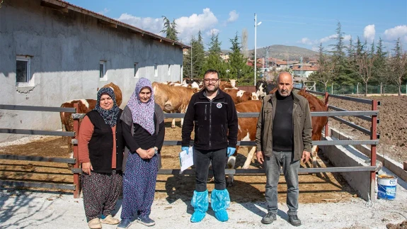 Amasya'da Yemden Verime Kritik Destek