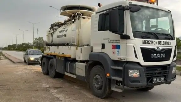Merzifon İtfaiyesi Sel Felaketinde Havza'nın Yanında Oldu