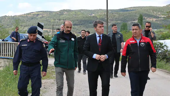 Amasya Valisi Taşkın Sonrası Çalışmaları Yerinde İnceledi