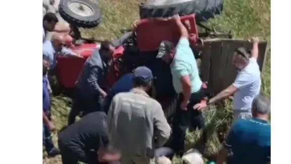 Feci Kaza: Traktör Sürücüsü Hayatını Kaybetti