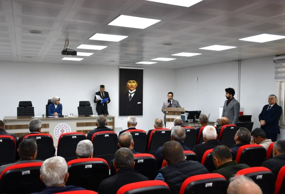 Gümüşhacıköy’de Köylere Hizmet Götürme Birliği Toplantısı