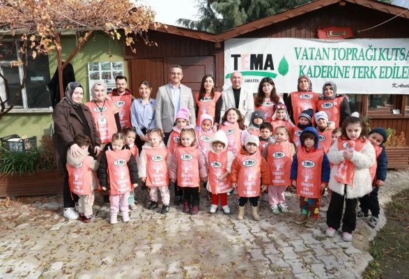 Amasya’da Minik Eller Geleceğe Nefes Oldu