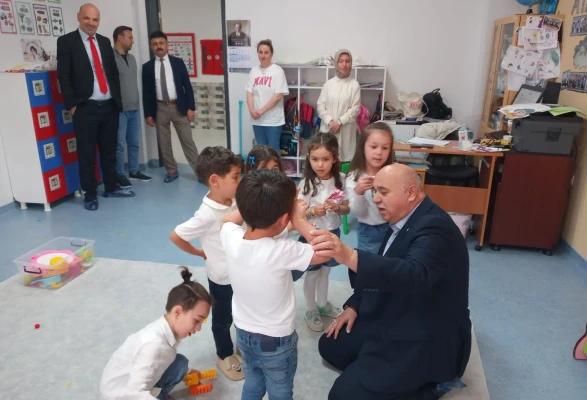 İlçe Milli Eğitim Müdürü Ercan Gültekin’den TOBB Anaokulu’na Ziyaret