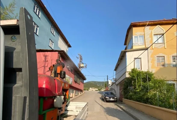 Amasya Belediyesi'nden Sivrisinek ve Haşereyle Etkin Mücadele