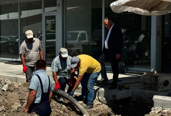 Taşova’da Mustafa Kemal Caddesi Yenileniyor!