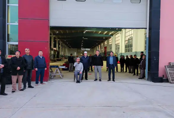 MERZİFON’DA 55 HACI ADAYI DUALARLA YOLA ÇIKTI