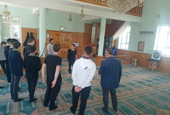 Merzifon’da Gençler Camide Buluştu