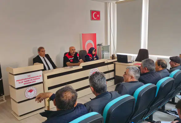 Merzifon’da Çiftçilere Sulama Desteği Anlatıldı