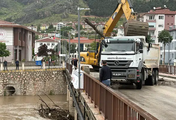 Amasya’da Su Taşkınına Karşı Önlem Alarmı