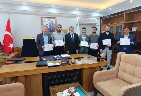 Merzifon Müftülüğü’nde Başarı Belgeleri Takdim Edildi
