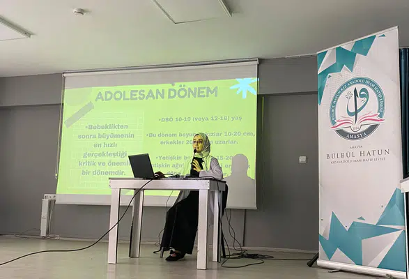 Amasya’da Öğrencilere Sağlıklı Yaşam Eğitimi