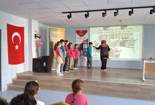Amasya’da Çocuklara Güvenilir Gıda ve İsraf Eğitimi