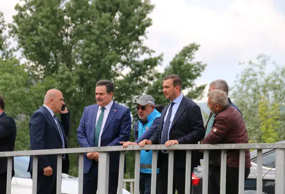 Amasya AK Parti Heyeti Taşkın Bölgesinde İnceleme Yaptı