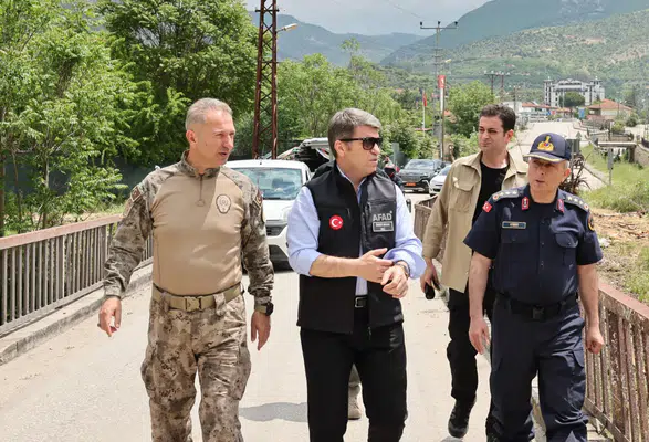 Amasya Valisi Bakan Taşkın Denetiminde