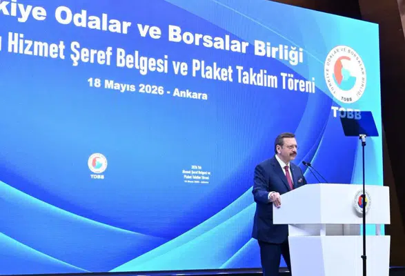 Başkan Almaç ve Karaduman TOBB Töreninde