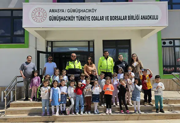 Gümüşhacıköy’de Trafik Bilinci Aşılandı