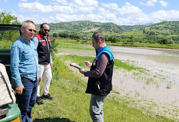 Taşova’da Sel Sonrası Hasar Tespit Çalışmaları Başladı