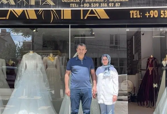 Merzifon’da Düğün Sezonu Hareketlendi! Semiha Gelinlik Yoğun İlgi Görüyor