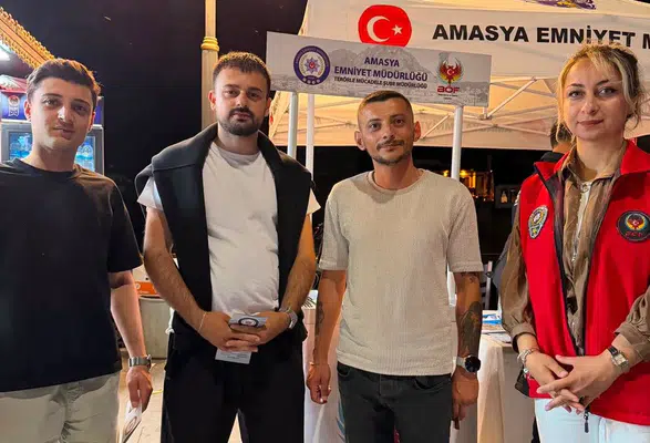 Amasya Emniyeti’nden Festivalde Farkındalık Çalışması!