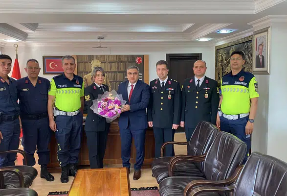 187 Yıllık Gurur! Kaymakam Karaaslan Jandarma Personelini Ağırladı