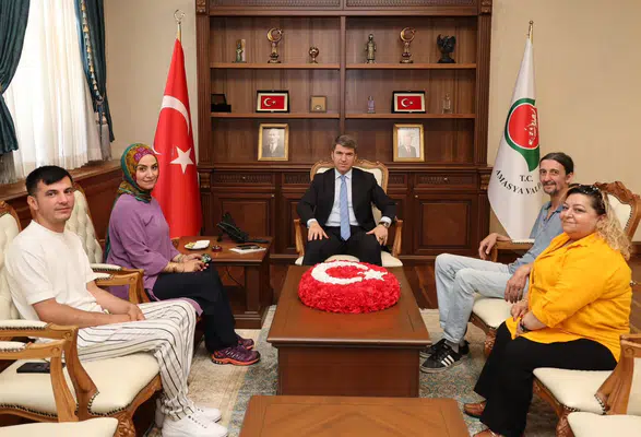 Vali Önder Bakan Konuklarını Ağırladı