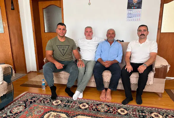Merzifon Gençlerinden Aksoy Ailesine Geçmiş Olsun Ziyareti