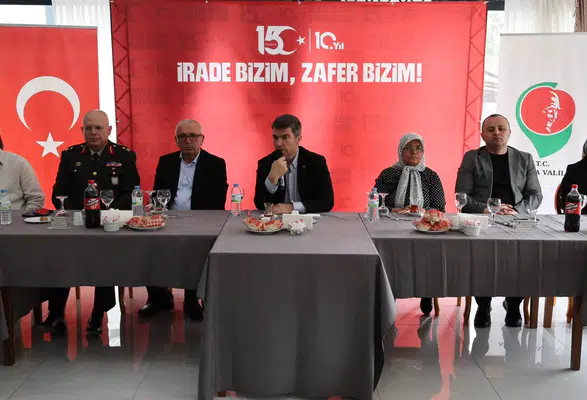 Vali Bakan Şehit Aileleri ve Gazilerle Buluştu