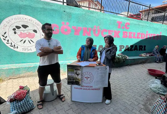 Göynücek'te Sağlık Standına Yoğun İlgi