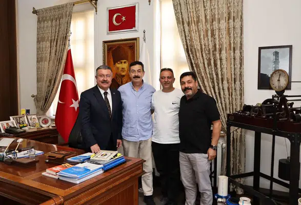 Merzifon Belediyesi'nde Dikkat Çeken Ziyaretler!