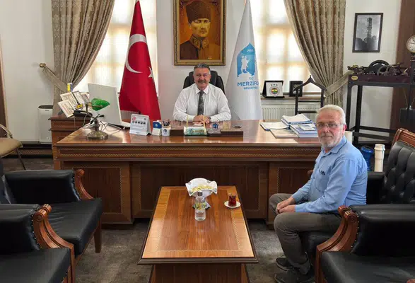 Başkan Kargı, Konuklarını Belediyede Ağırladı