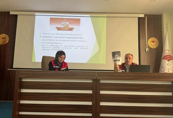 Amasya'da Gıda Güvenliği İçin Karekod Eğitimi!