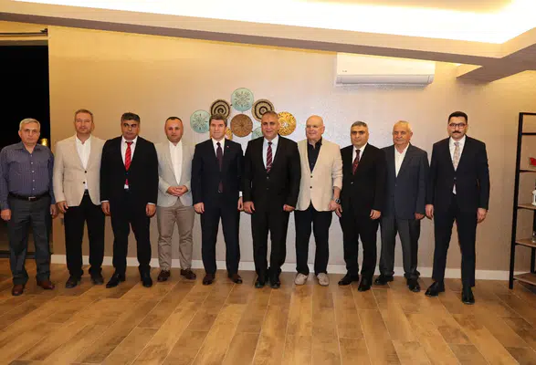 Amasya’da Tuğgeneral Halil Uğur Serin’e Veda Yemeği