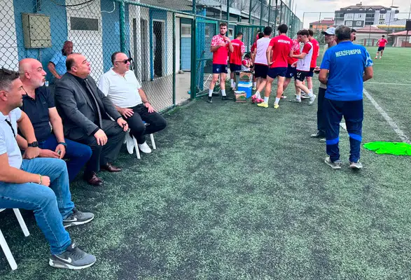 Başkanvekili Atak’tan Merzifonspor’a Destek! Antrenmanı Yakından Takip Etti