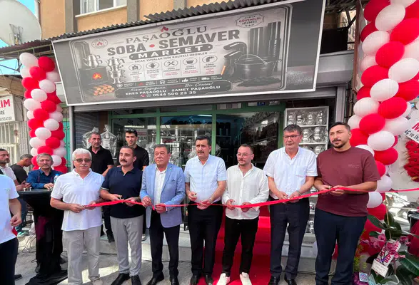 Merzifon’a Yeni Soba Market! Paşaoğlu Dualarla Açıldı