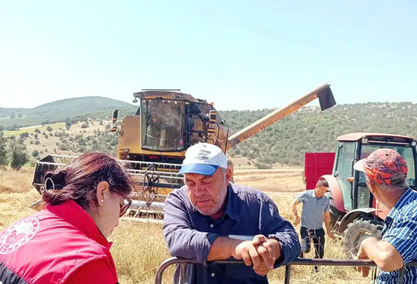 Merzifon’da Biçerdöverlere Sıkı Kontrol
