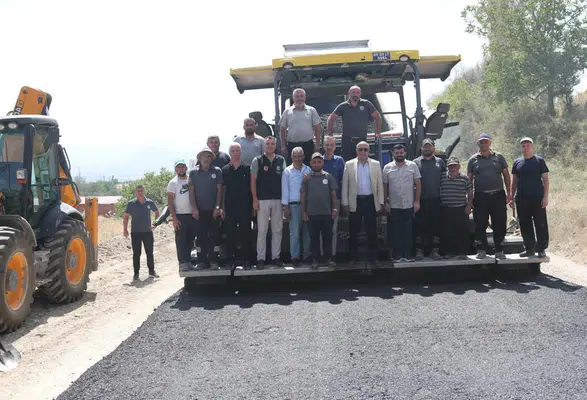 Amasya Kırsalında Asfalt Hamlesi Sürüyor!
