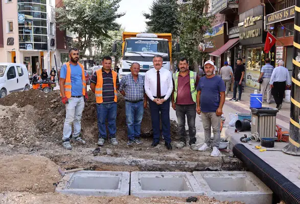 Merzifon’da Yağmur Suyu Projesinde Sona Doğru!