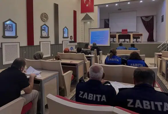 Merzifon’da Zabıtaya Sağlık Eğitimi