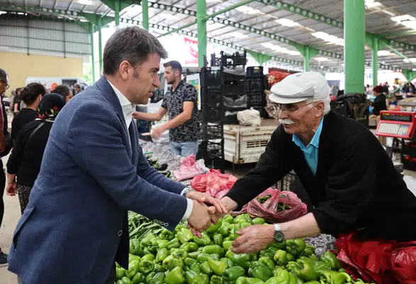Vali Bakan Gümüşhacıköy Pazarında!
