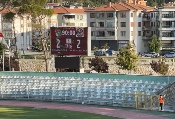 Amasyaspor FK, 3 Puanı Son Dakikada Kaybetti 2-2