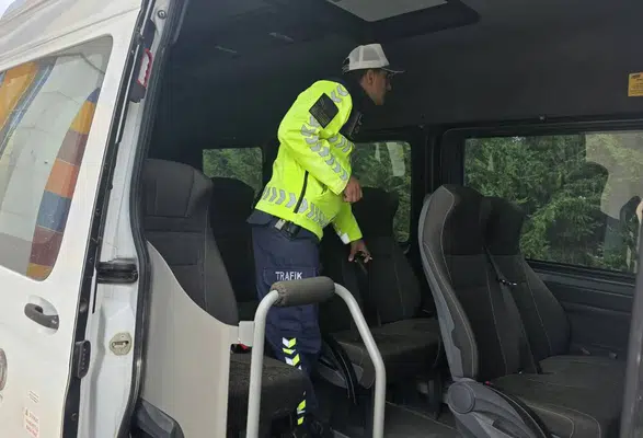 Merzifon’da Jandarmadan Servis Denetimi!
