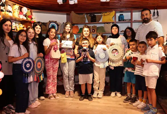 Merzifon’da El Emeği Sanata Dönüştü!