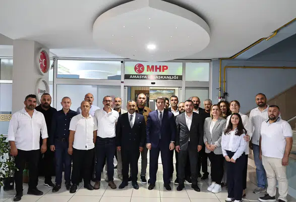 Amasya Valisi Bakan’dan MHP'ye Ziyaret